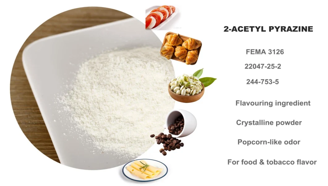 Synthetic Flavour & Fragrance 2-Acetyl Pyrazine for Popcorn /Tobacco etc.